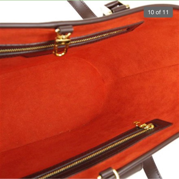 LOUIS VUITTON MANOSQUE PM HAND TOTE BAG BA1014 PURSE DAMIER EBENE N51121 - Picture 13 of 13